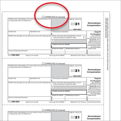 1099 Correction Form 2023 Printable Forms Free Online