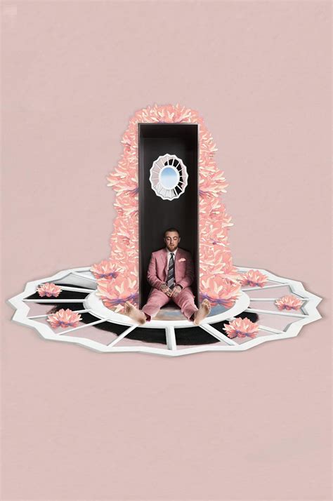 Mac Miller Swimming X Divine Feminine Water Lily Shrine Poster Mac