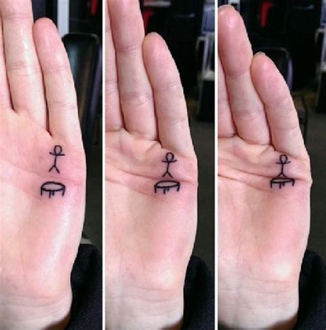 Update More Than Trampoline Hand Tattoo Latest In Cdgdbentre