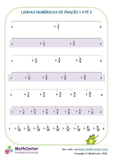 Quinto Ano P Ginas De Aprendizagem Reta Num Rica Fra Es Math Center