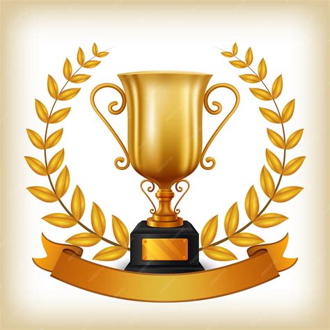 Premium Vector Realistic Trophy Illustration