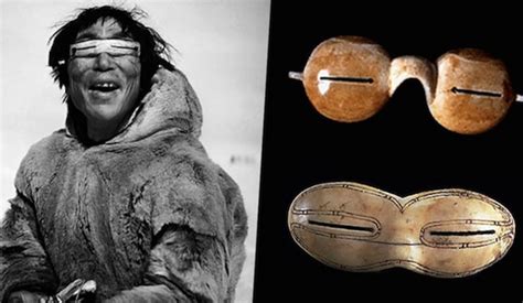 Inuit “sunglasses”, although not made of glass, pre-date the Chinese ...