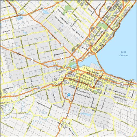 Map of Hamilton, Ontario - GIS Geography