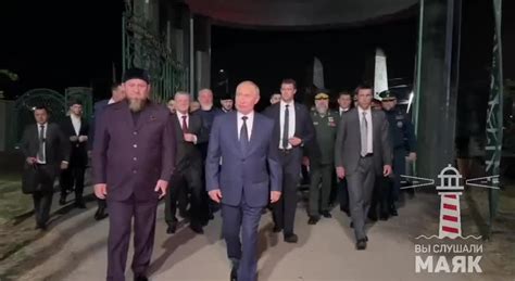 Putin Is Visiting Chechnya Met With Kadyrov Grozny Chechenskaya