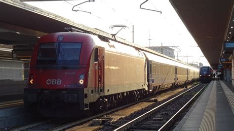 E190 022 ÖBB sull Eurocity 88 Bologna C le München Hbf in partenza