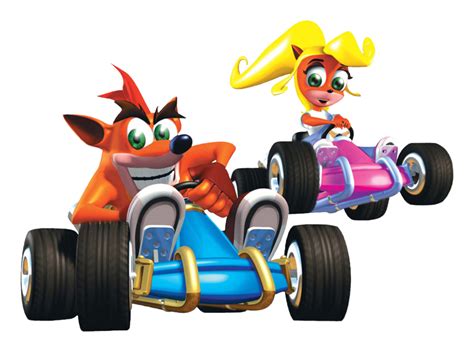 Ctr Crash Team Racing Crash And Coco Kart By Paperbandicoot On