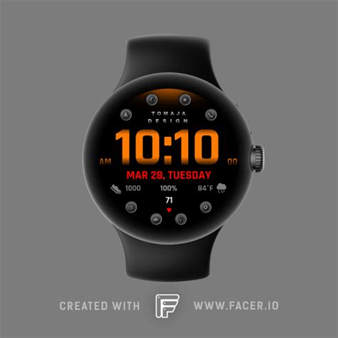 Tomaja Design Great T Watch Face For Apple Watch Samsung Gear S3