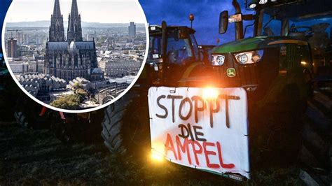 Bauernprotest In K Ln Polizei Warnt Vor Erheblichen Verkehrsst Rungen