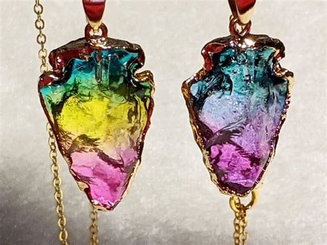 Necklace Chakras Energy Stone Pendants Reiki Heal Multi Color Crystal