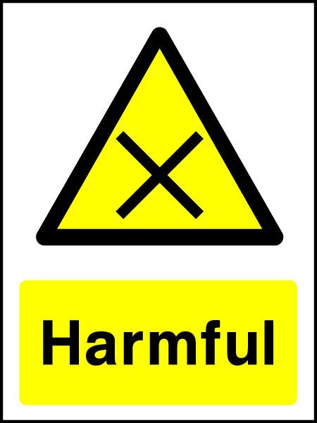 Harmful Sign HFE Signs Banners