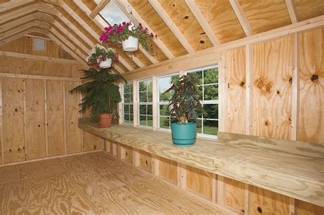 Shed Options- Interior - Amish Mike- Amish Sheds, Amish Barns, Sheds NJ ...