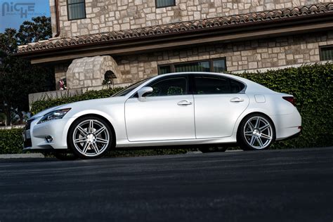 Lexus Gs 350 Lucerne M142 Silver And Machined 20x9 20x10 5 Niche Wheels Lexus Rims For Cars