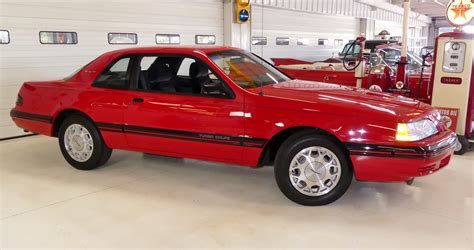 1988 Ford Thunderbird Turbo 3520 Miles Red Coupe I4 23l Manual 5 Speed