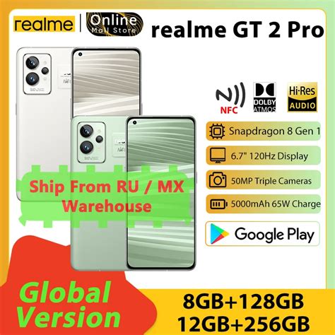 Realme Tel Fono Inteligente GT 2 Pro Versi N Global Smartphone Con