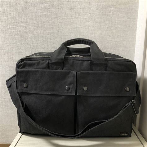 大幅 定価34 100 Porter ポーター Smoky スモーキー 2way ブリーフケース オーバーナイト 黒 592 06361