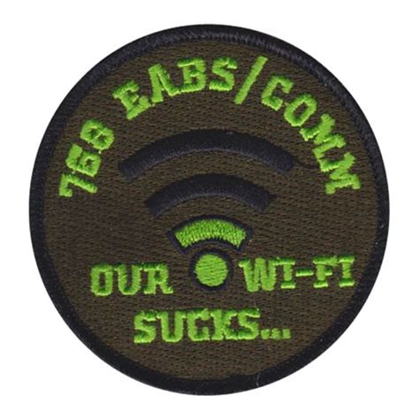 768 Eabs Comm Morale Patch 768th Expeditionary Air Base Squadron Patches