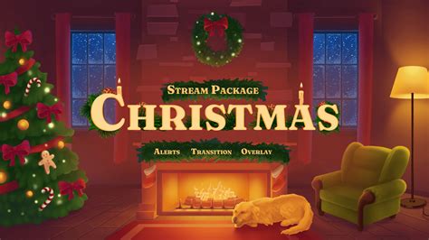 Christmas Twitch Overlay And Alerts Package For Obs And Streamlabs