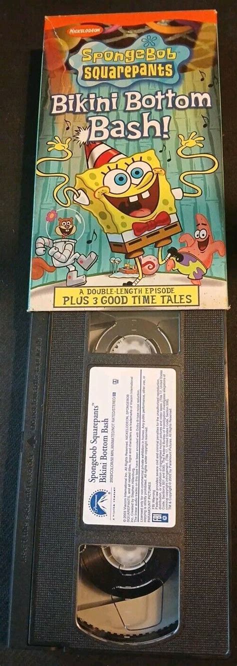 Spongebob Squarepants Bikini Bottom Bash Vhs Ebay