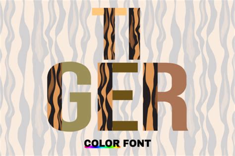 Tiger Font - Font Canyon