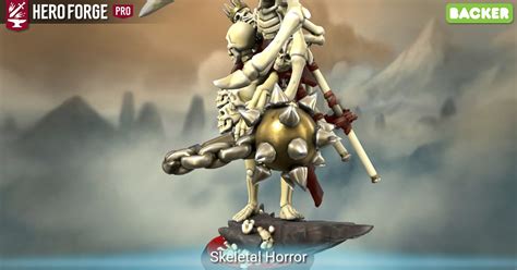 Skeletal Horror Made With Hero Forge