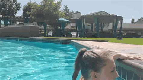 Pool Bikini Pool Bikini StPeach Discover Share GIFs