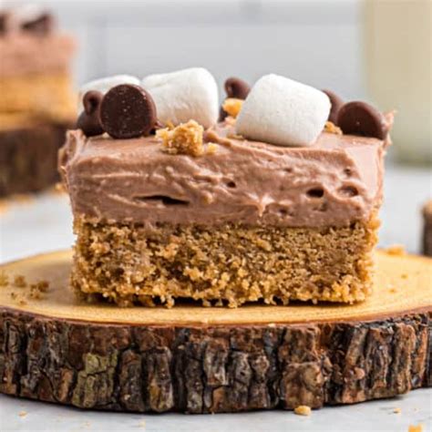 No Bake S Mores Cheesecake Bars Real Housemoms