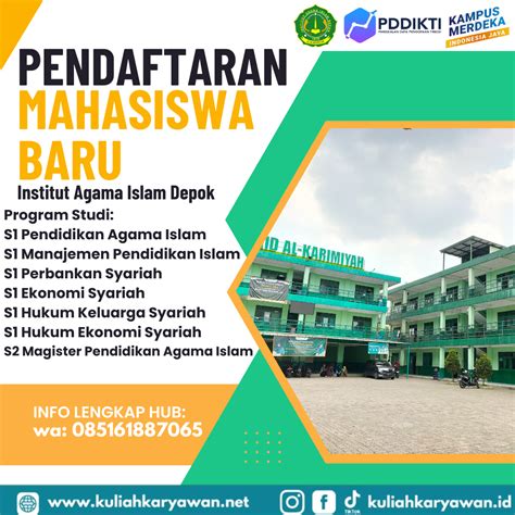 Institut Agama Islam Depok Kampus Jurusan Perbankan Di Depok Kuliah