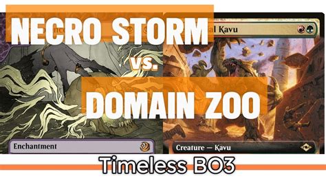 Mtg Arena Timeless Necro Vs Domain Bo Youtube