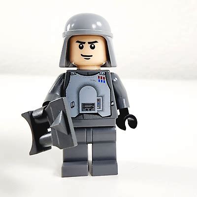 Lego Imperial Officer Minifigure Smirk W Battle Armor Star Wars