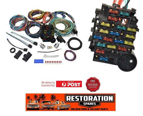 UNIVERSAL REPLACEMENT 21 CIRCUIT WIRING HARNESS Restoration Spares