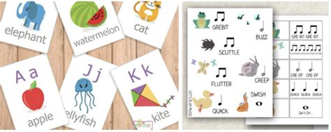 12 Sets of Free Printable Flashcards Your Child Will Love