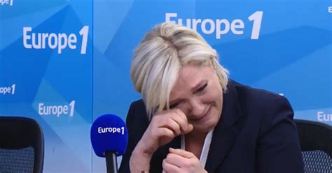 Marine Le Pen pleure de rire face à Nicolas Canteloup Puremedias