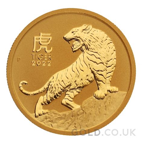 2022 12oz Year Of The Tiger Gold Coin Uk From £1204