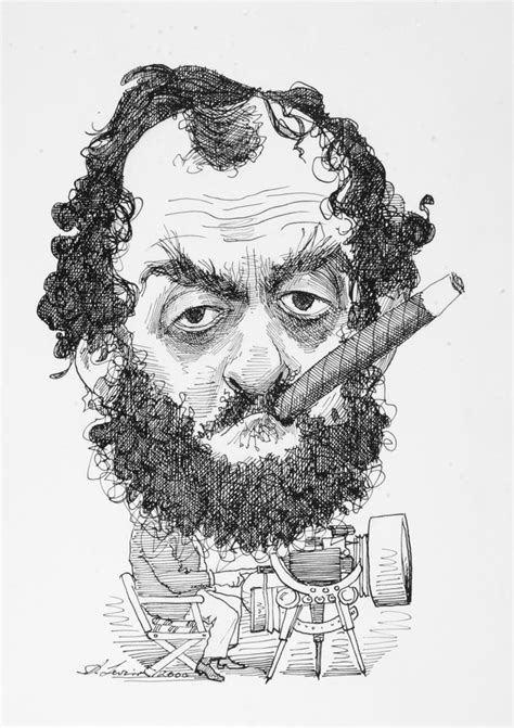 Stanley Kubrick Caricature David Stock Images Portraits Male