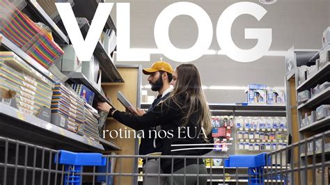 VLOG Minha Rotina Morando Nos Estados Unidos Treino Compras E