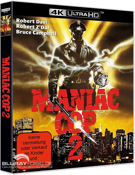 Maniac Cop 2 Ab 06 09 Auf Blu Ray Und 4K UHD In Scanavo Cases