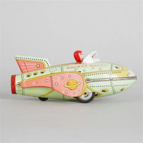 Tin Rocket Racer Toy - Planes, Spaceships & Rockets - Toys & Models