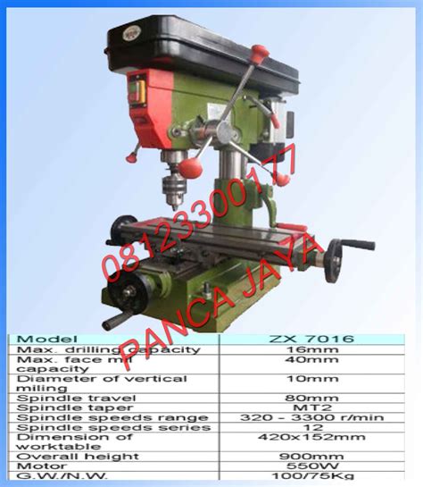 MESIN BOR DRILLING MILLING ZX 7016 Panca Jaya Group