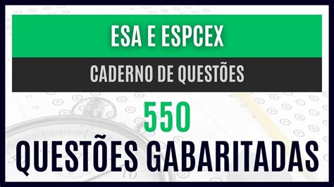 Apostila Concurso Esa E Espcex Caderno Quest Es