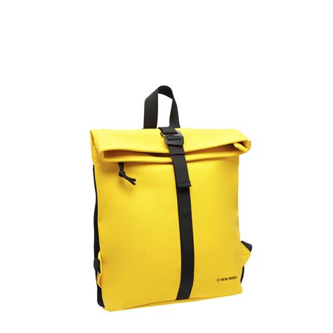 New Rebels Mart Roll Top Backpack Yellow Small Ii Rucksack