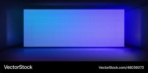 Led light screen background wall stage show panel Vector Image