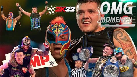 WWE 2K22 REY MYSTERIO AND DOMINIK MYSTERIO BEST OMG MOMENTS IN WWE GAME