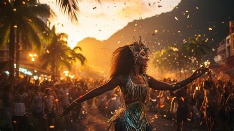 Premium Photo Rio Carnival Is One Of The Largest And Most Famous