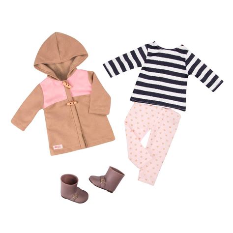 Our Generation Deluxe Outfit Winter Coat Doll Clothes American