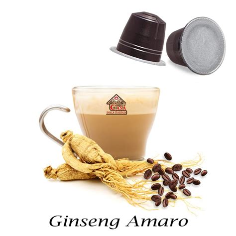 10 Capsule Ginseng Amaro Dolce Vita Compatibili Nespresso