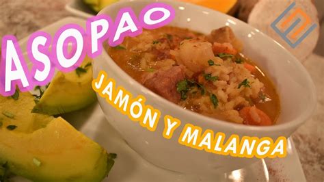 Asopao de Jamón y Malanga Edgardo Noel YouTube