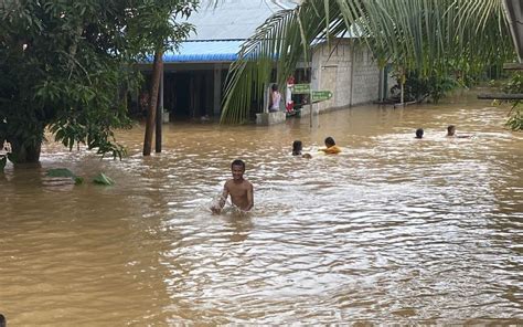 Banjir Di Rohul Makin Parah Warga Mengeluh Soal Bantuan