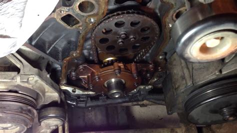 Remove Camshaft Timing Cover Chain Gm Chevy Tahoe Vortec Engine