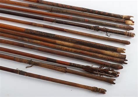 24x Indian Moghul Arrows 18th And 19th Century