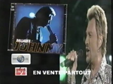 Johnny Hallyday Ballades CD 1999 Publicité YouTube